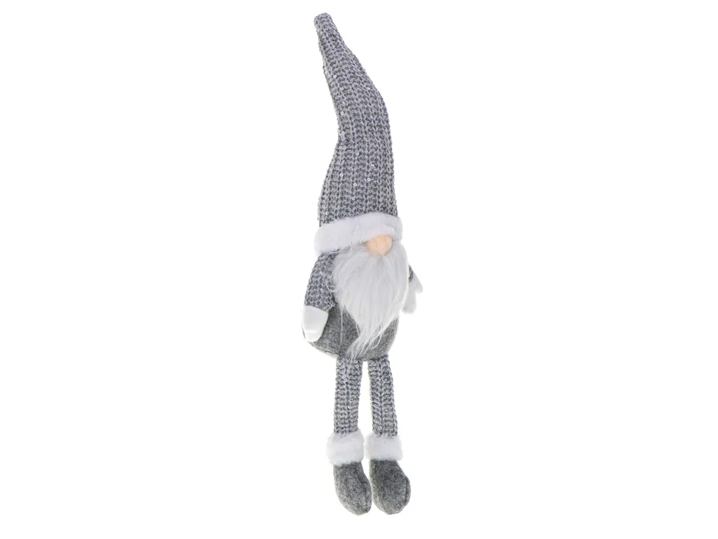 božićni gnom sivi 47cm - slika 6