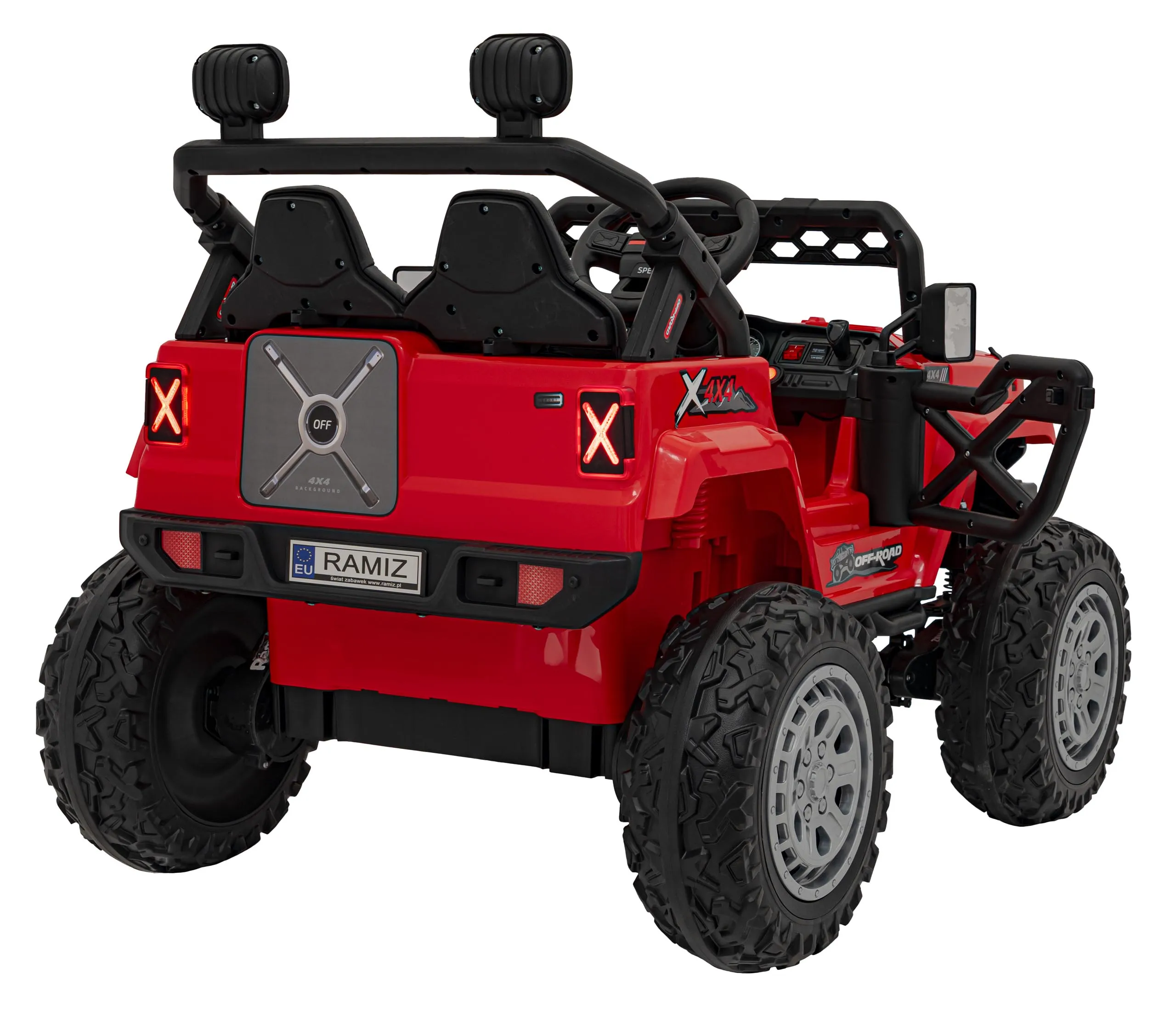 off-road, auto na akumulator, crveni - slika 8