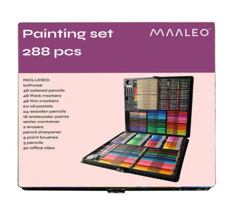 set za slikanje u koferu 288 kom - slika 3