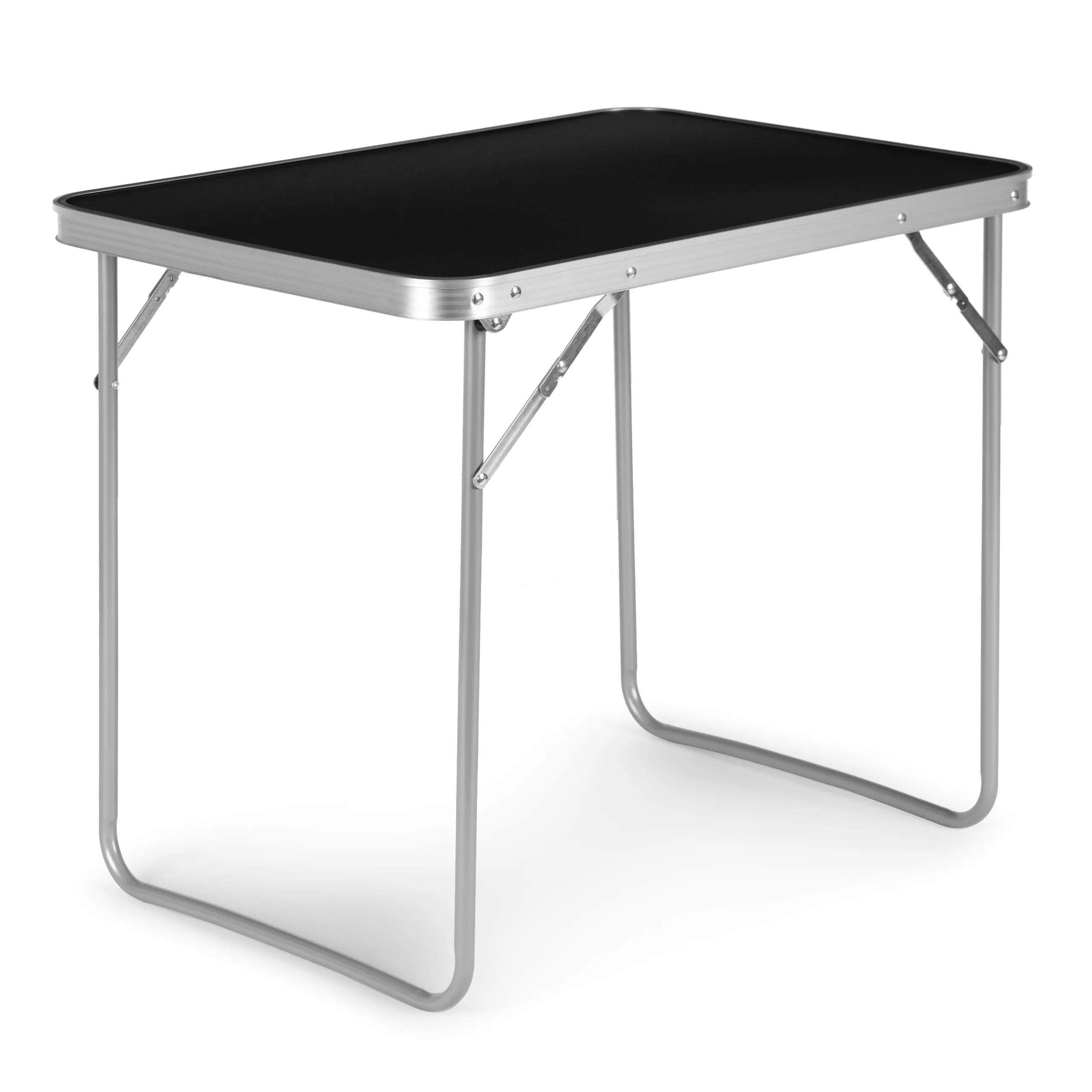 modernhome sklopivi turistički stol, 80x60 cm, crni - slika 4