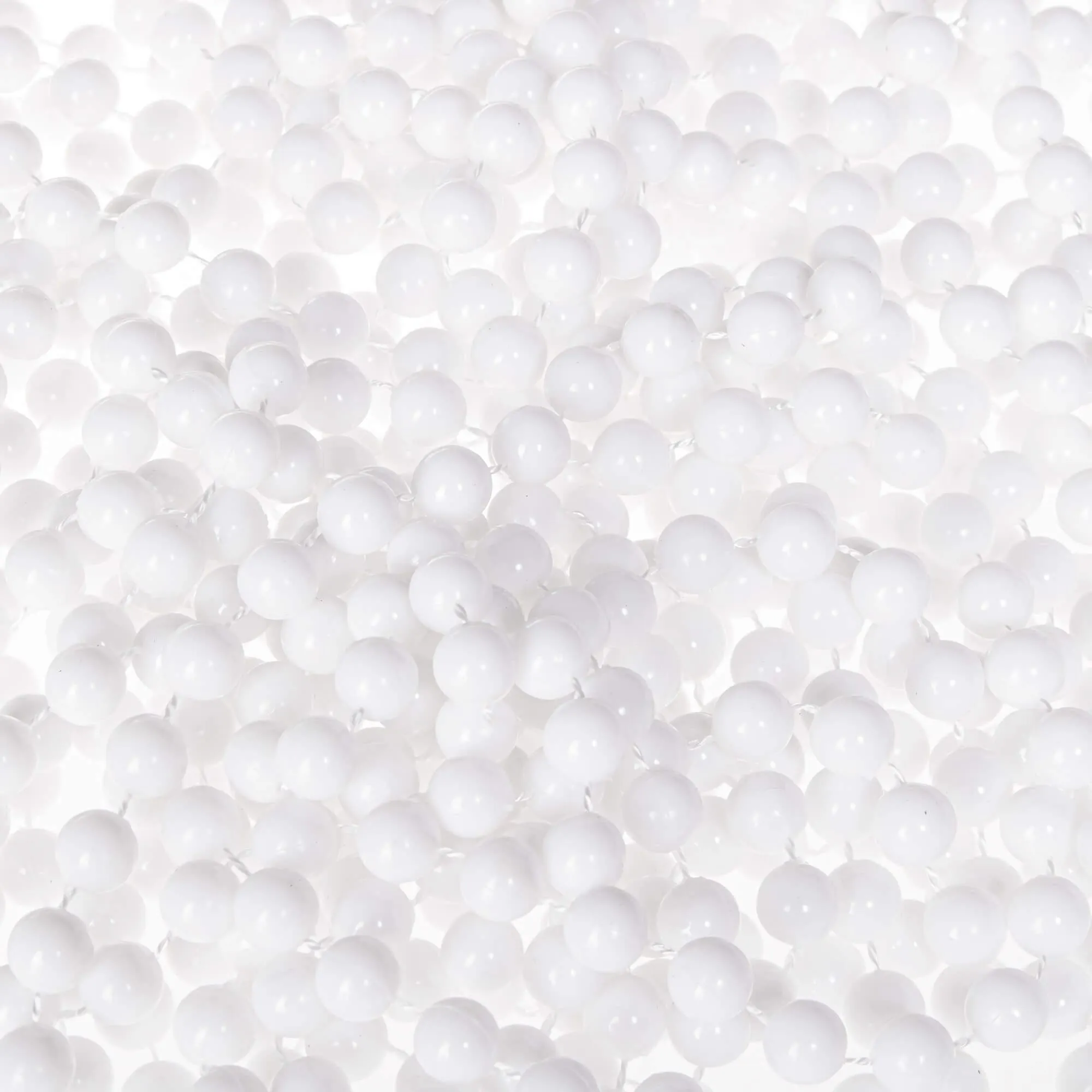 lanac s perlicama 7 mm – duljina 10 m bijeli - slika 4