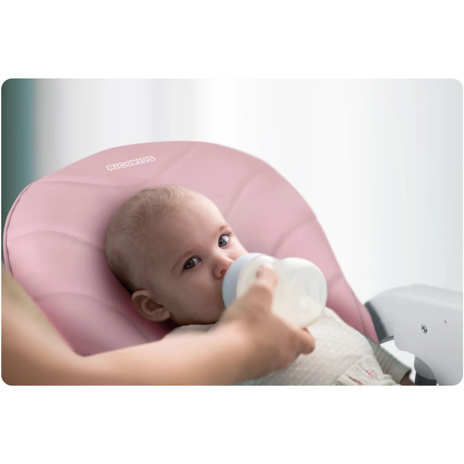 ricokids tulo stolica za hranjenje, roza - slika 7