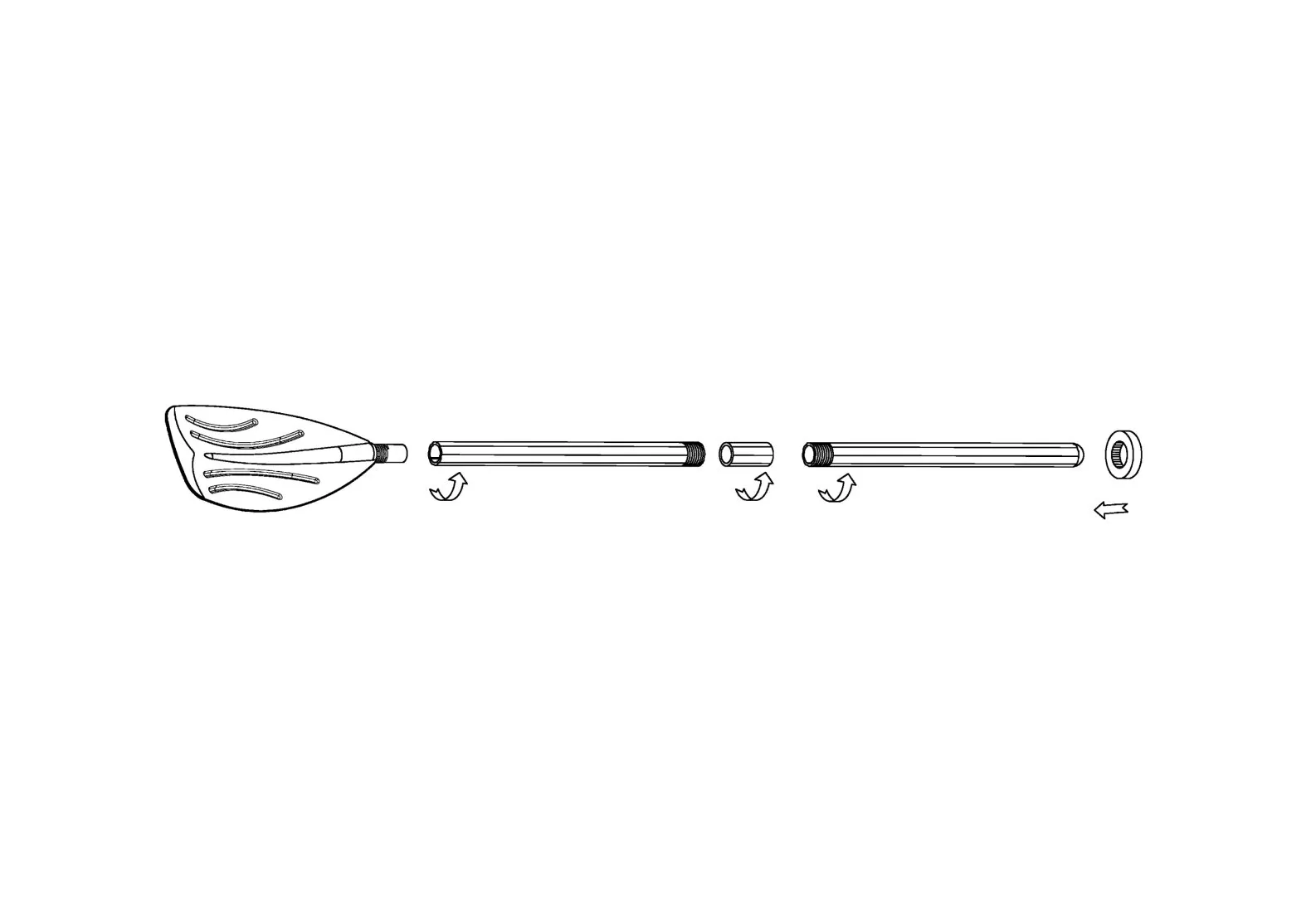 intex 59623 vesla za čamac 122cm - slika 6