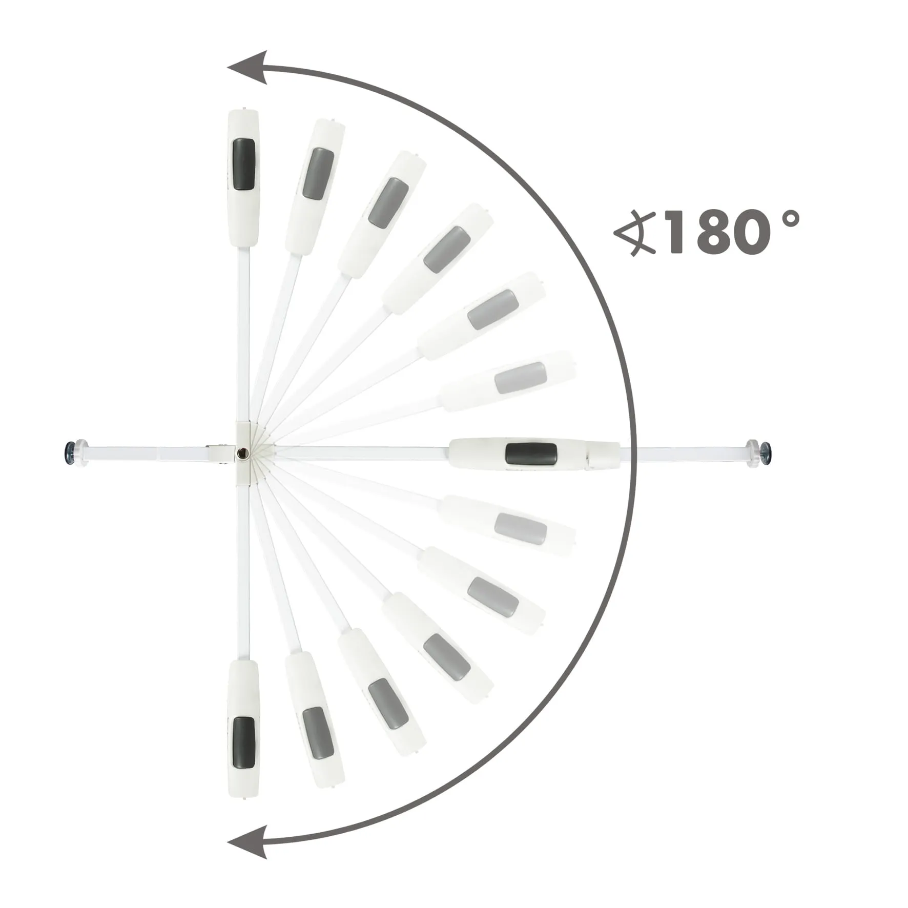kidwell sigurnosna vrata 104cm bijela - slika 9