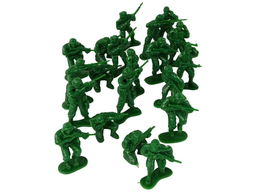 vojni set figurica zeleno-žuti - slika 4