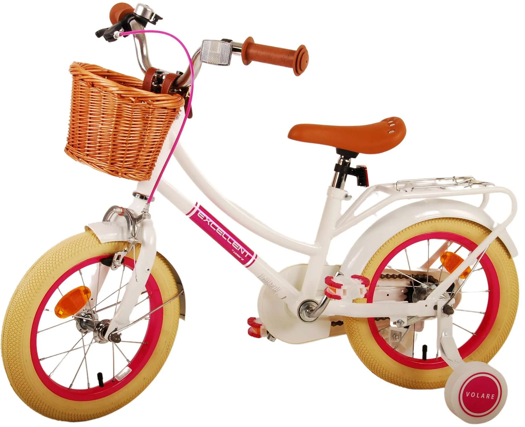 dječji bicikl volare excellent 14" bijeli - slika 15