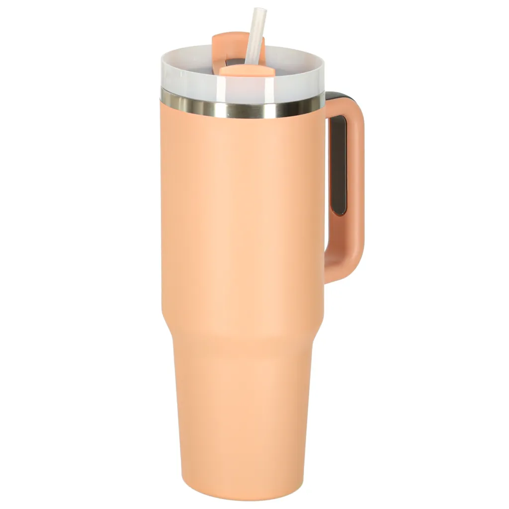 termo šalica s ručkom, termosica 1200 ml, ružičasta - slika 5