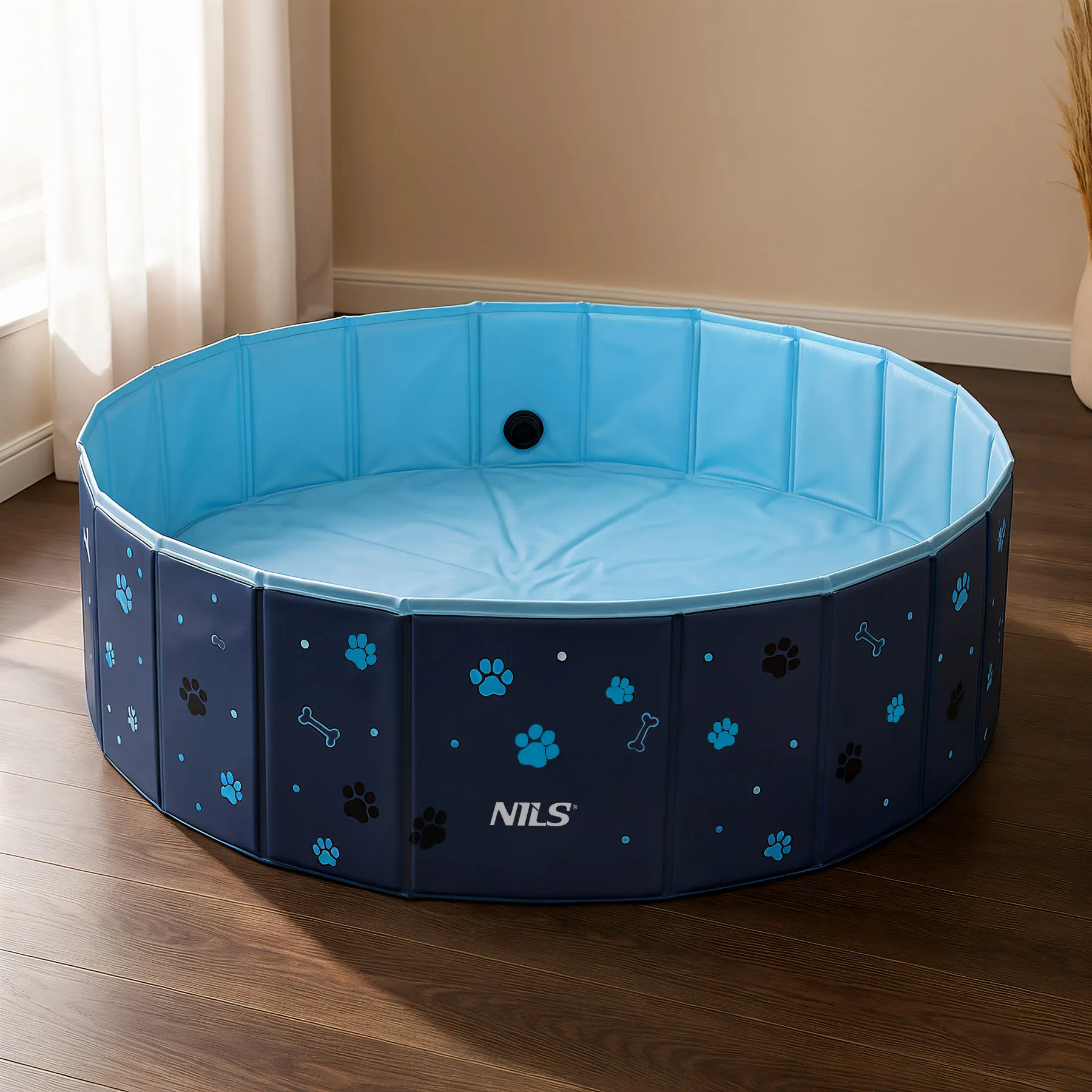 sklopivi bazen za pse xl 120x30 cm nils camp - slika 4