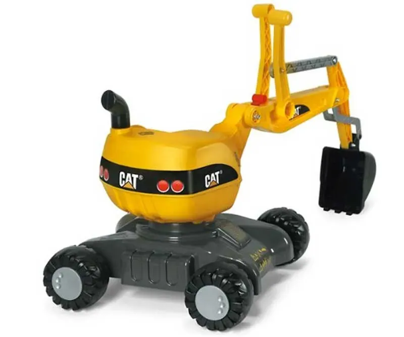 rolly toys rotirajući bager za vožnju - cat - slika 3