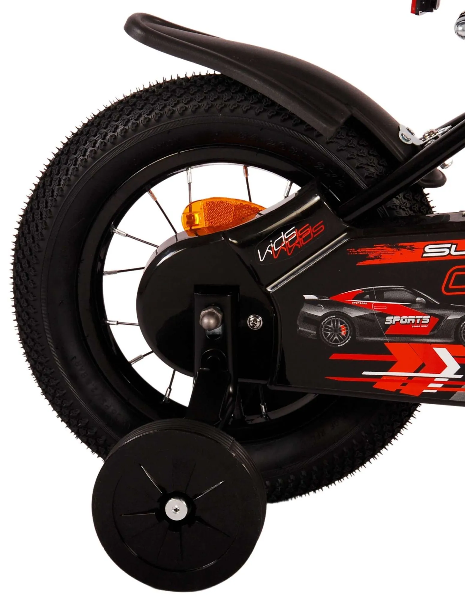 volare dječji bicikl super gt 12" crveni - slika 5