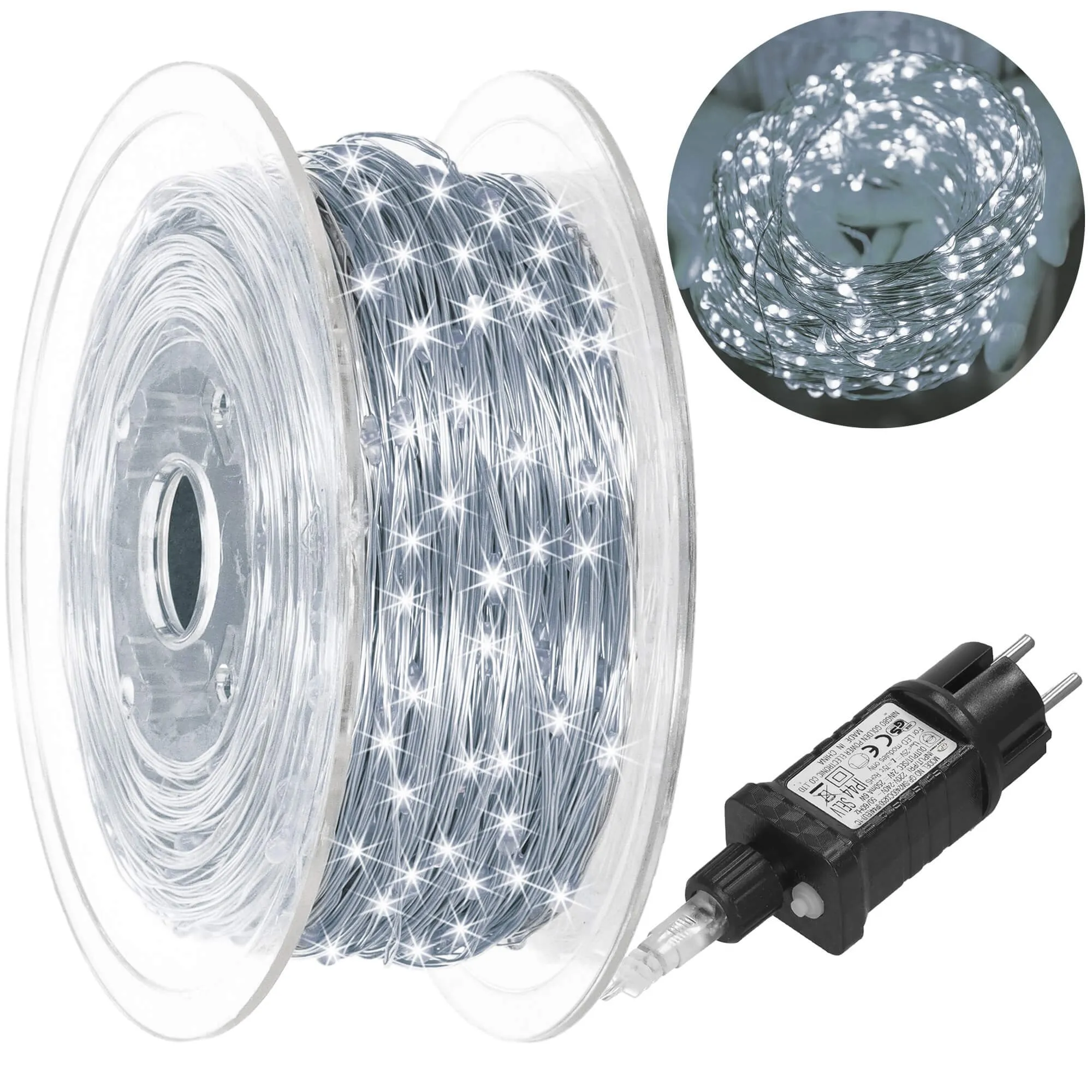 led žičane lampice , hladno bijela - slika 12