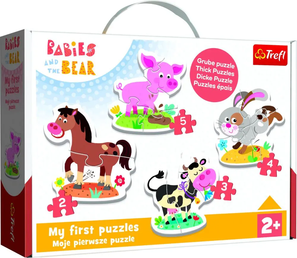 puzzle - baby classic - na farmi - slika 2