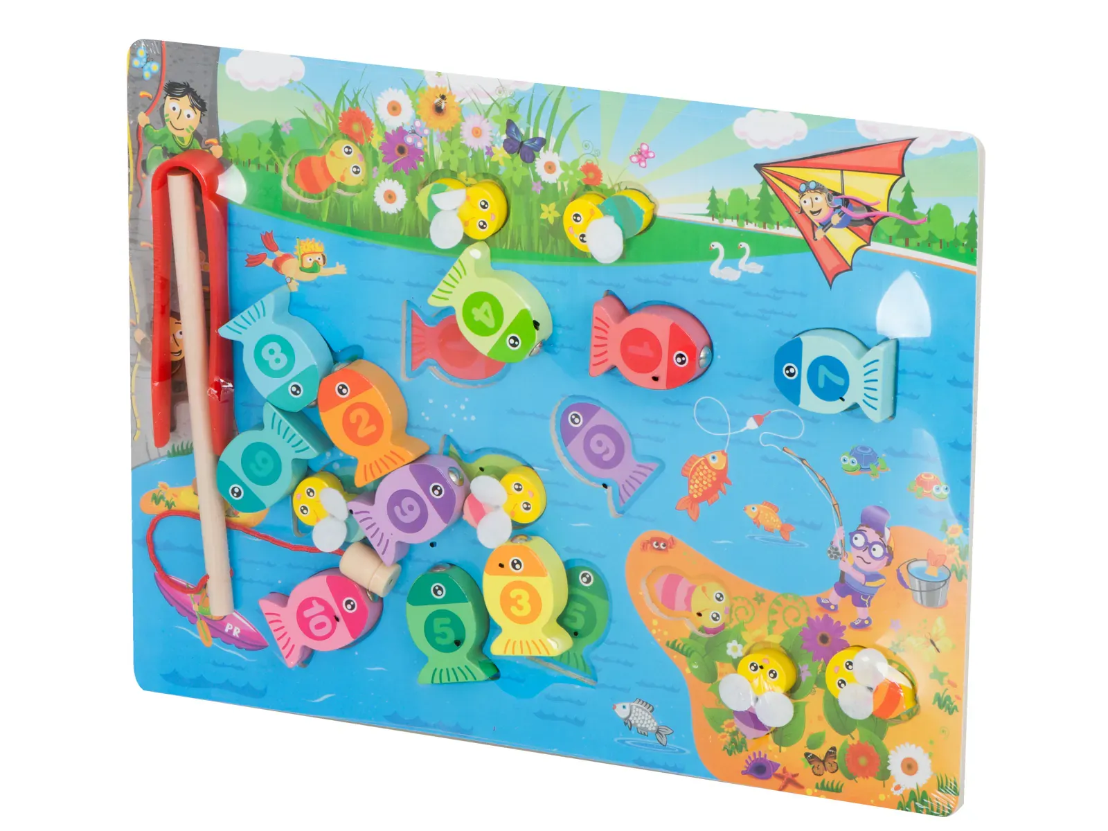montessori magnetno pecanje 3u1 ribe i pčele - slika 7