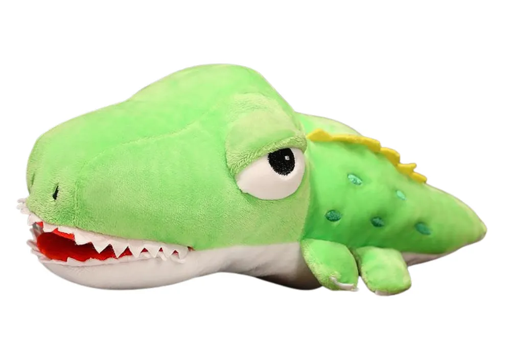 plišana zelena maskota krokodil 30 cm - slika 3