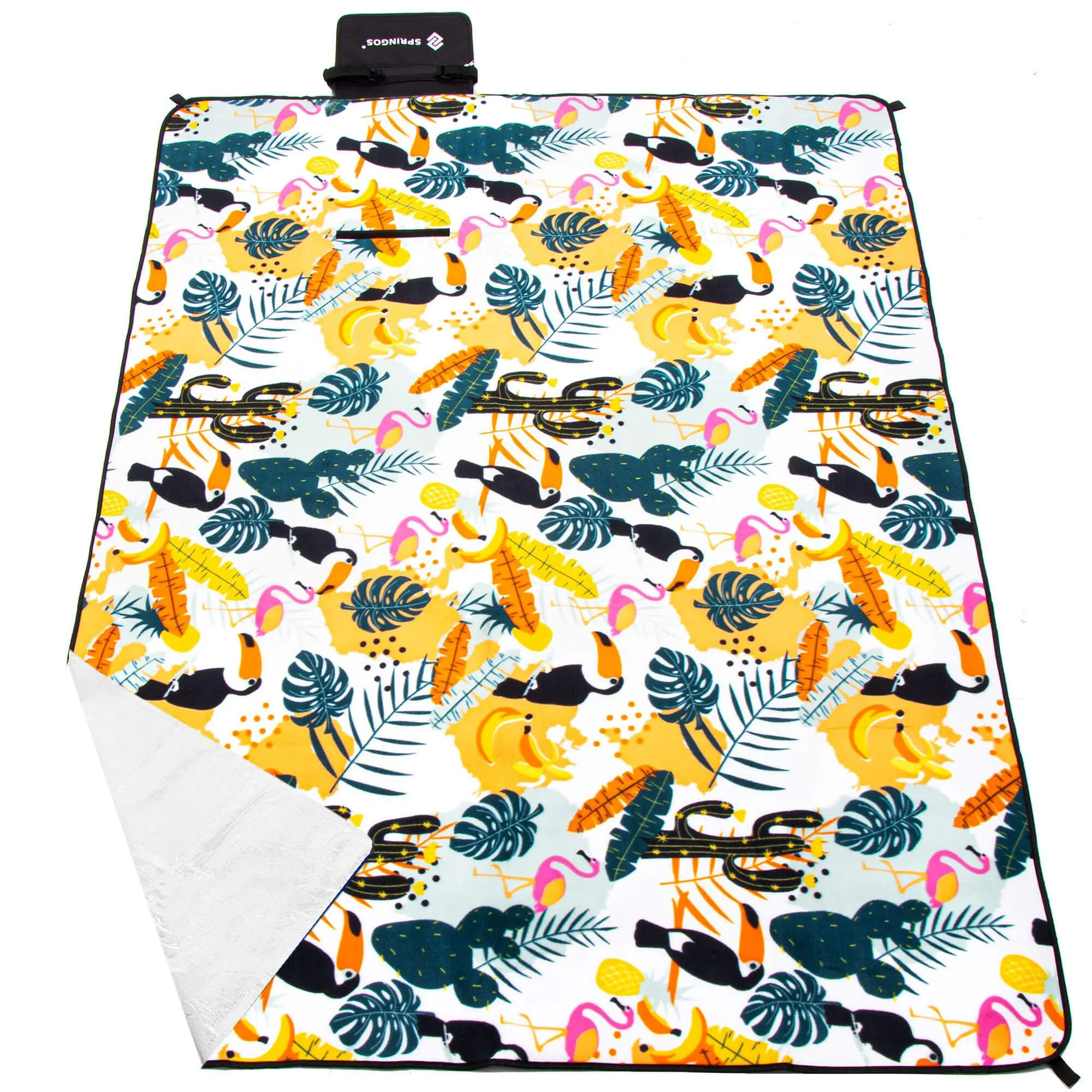 sklopiva deka za piknik 200 x 200 cm tropic - slika 12
