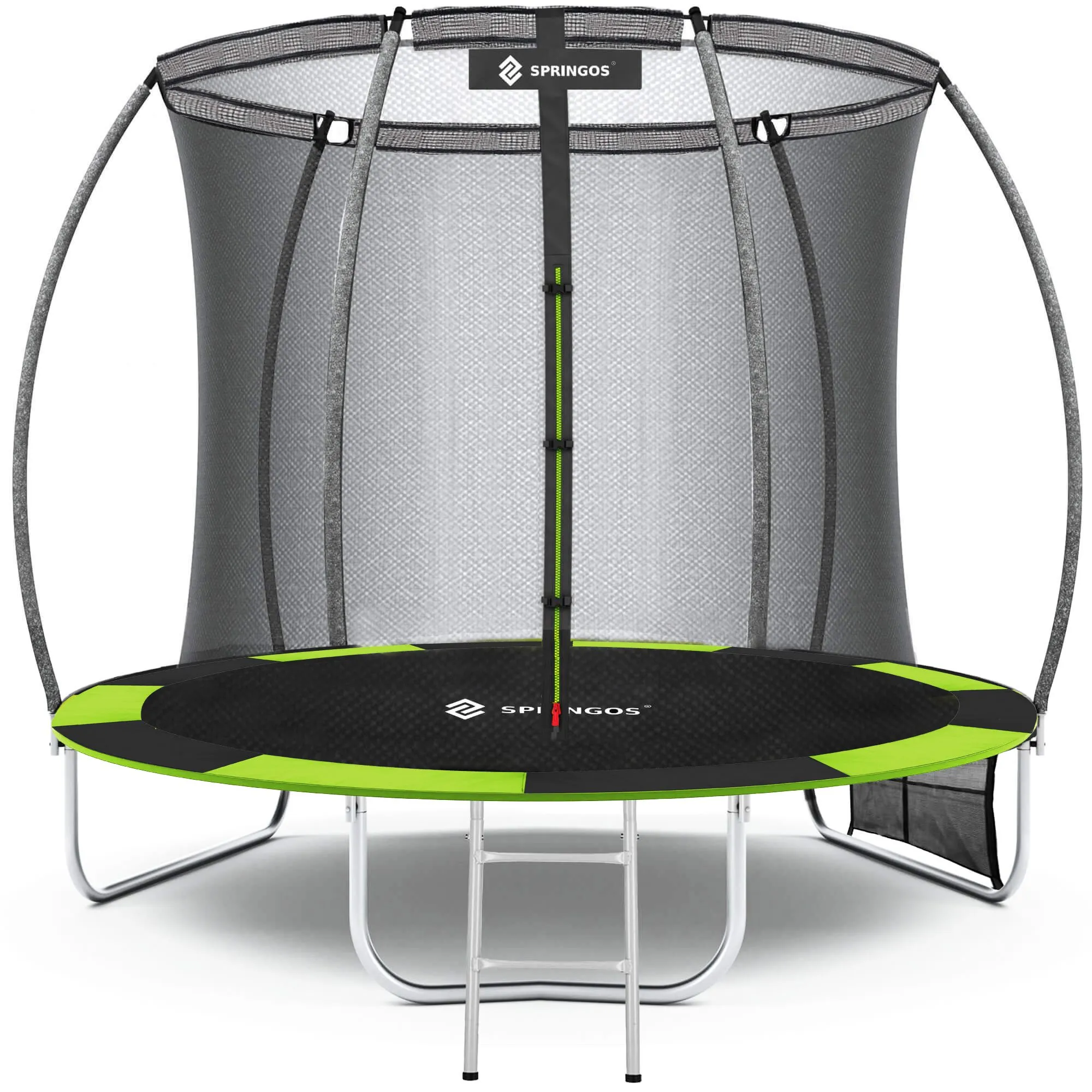 navlaka za trampolin crno-zelena 366cm - slika 9