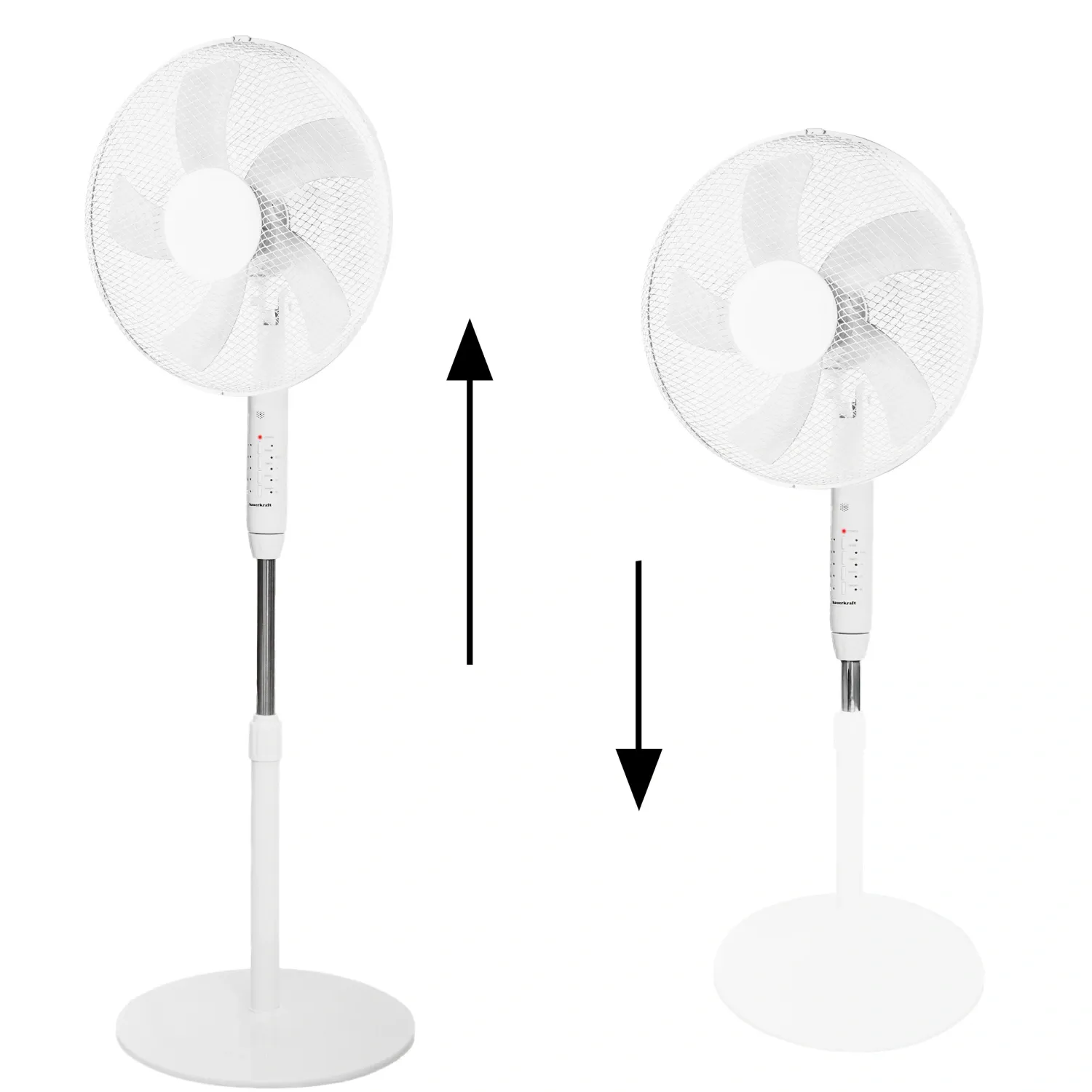 samostojeći podni ventilator, 45 w, 3 načina rada, 5 lopatica, s timerom i daljinskim upravljačem - slika 6