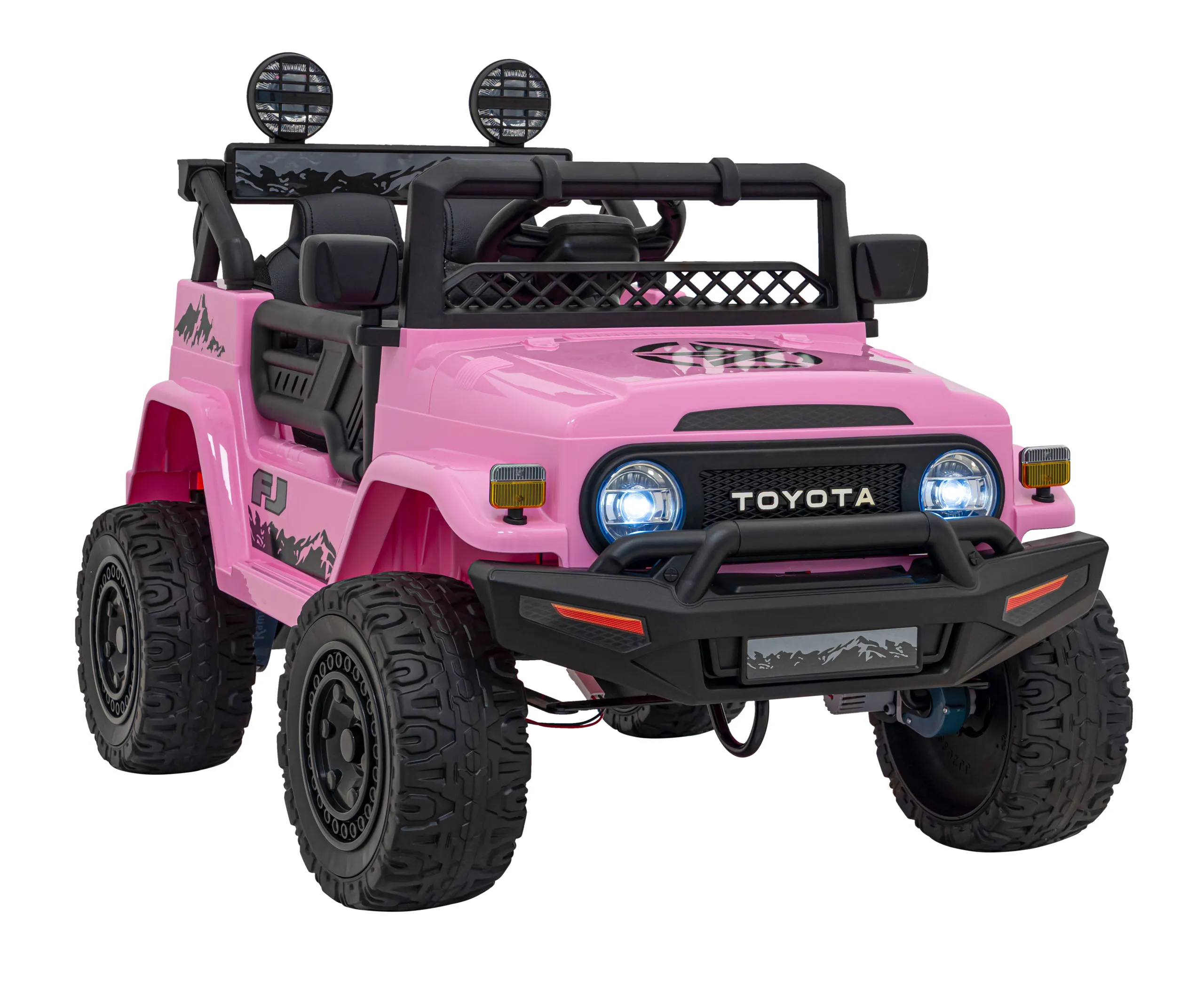 toyota fj cruiser, auto na akumulator, roza - slika 4