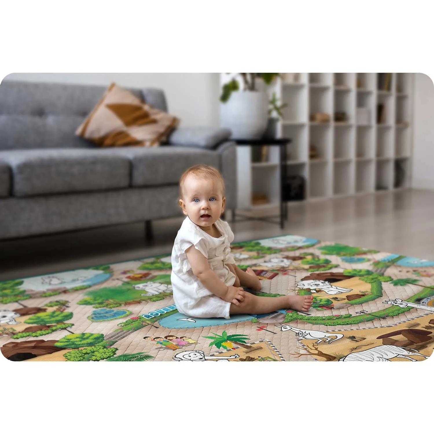 ricokids xxl podloga za bojanje + flomasteri gratis 200 x 120 x 0,3 cm - slika 8