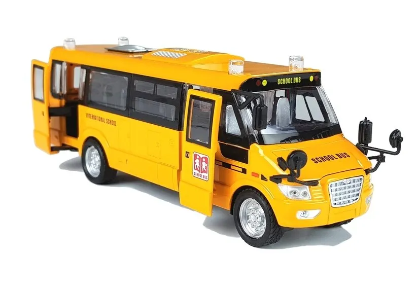 metalni školski autobus na navijanje - slika 4