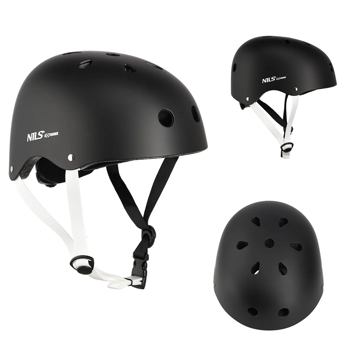 nils extreme kaciga crna veličina xs 48–52 cm - slika 3