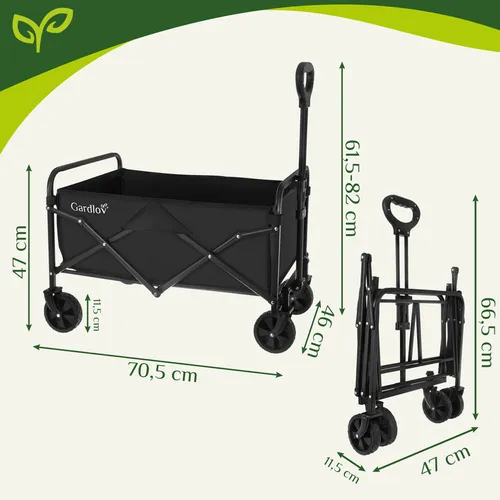 gardlov vrtna kolica gardlov 69x45x49cm - slika 4