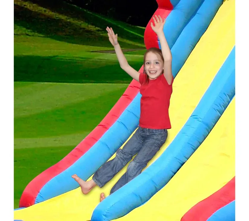 happy hop divovski tobogan bouncy castle 9082n - slika 9