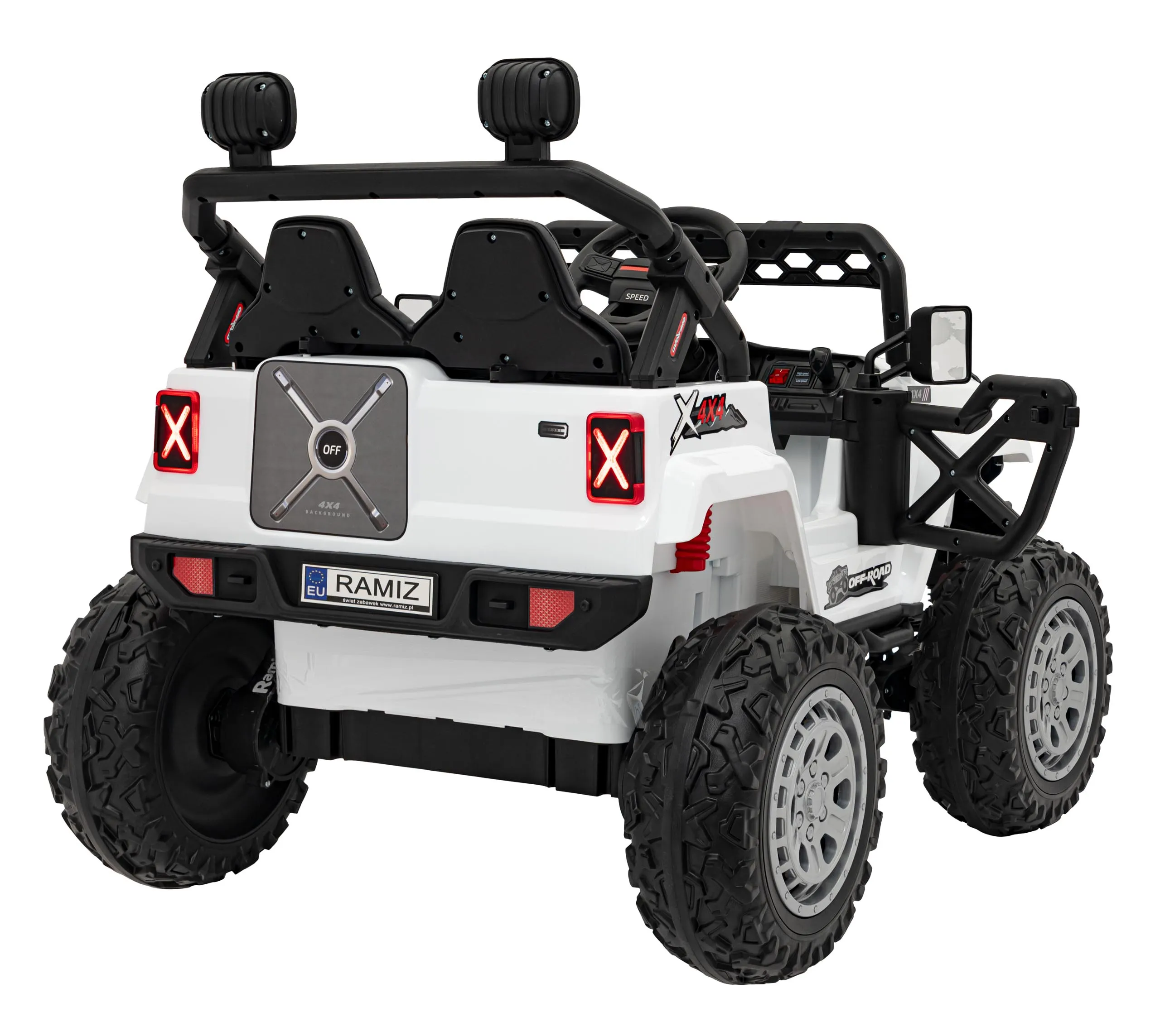 off-road, auto na akumulator, bijeli - slika 8