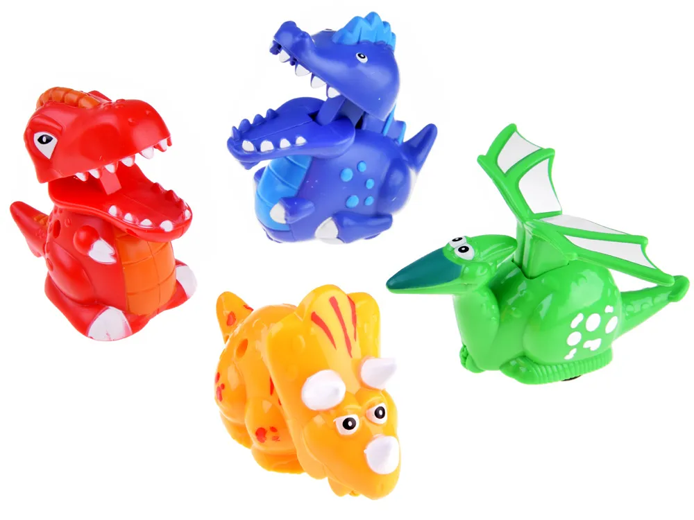 šareni dinosauri na kotačima 4kom. - slika 3