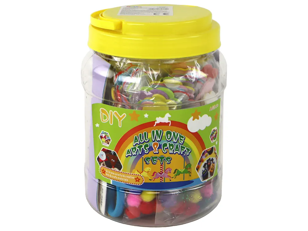 kreativni umjetnički set u diy žutoj staklenki - slika 4