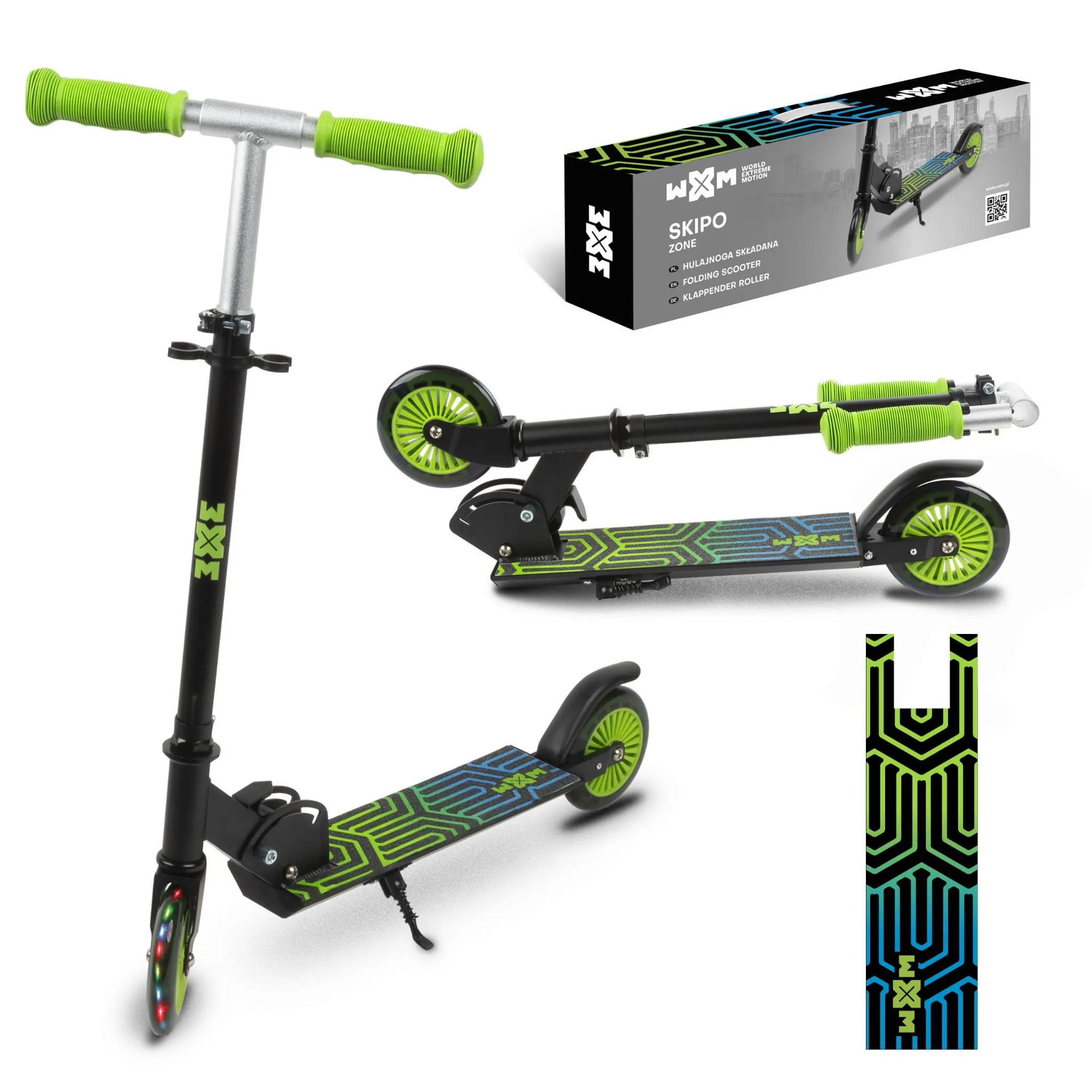 kidwell wxm sklopivi romobil za djecu, skipo zone - slika 11