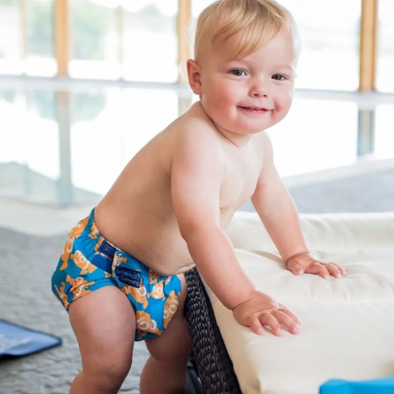 konfidence pelena za vodu za bebe aquanappies pink hibiscus - slika 4