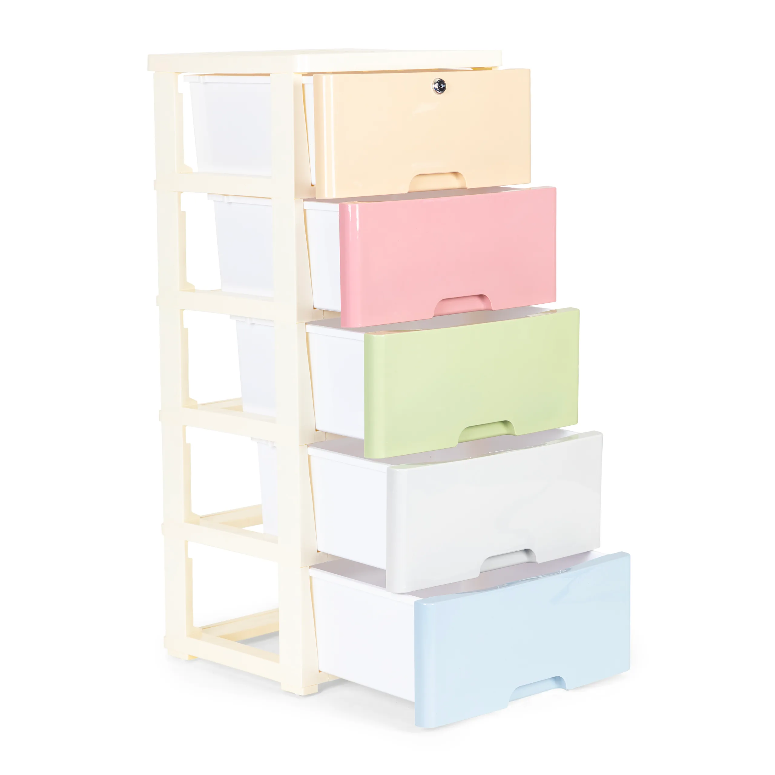 modernhome organizator za ormarić s 5 izvlačnih ladica - slika 3