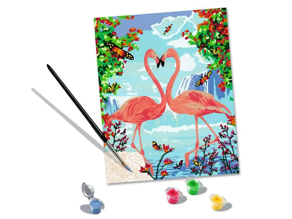 ravensburger bojanka "zaljubljeni flamingosi" - slika 7