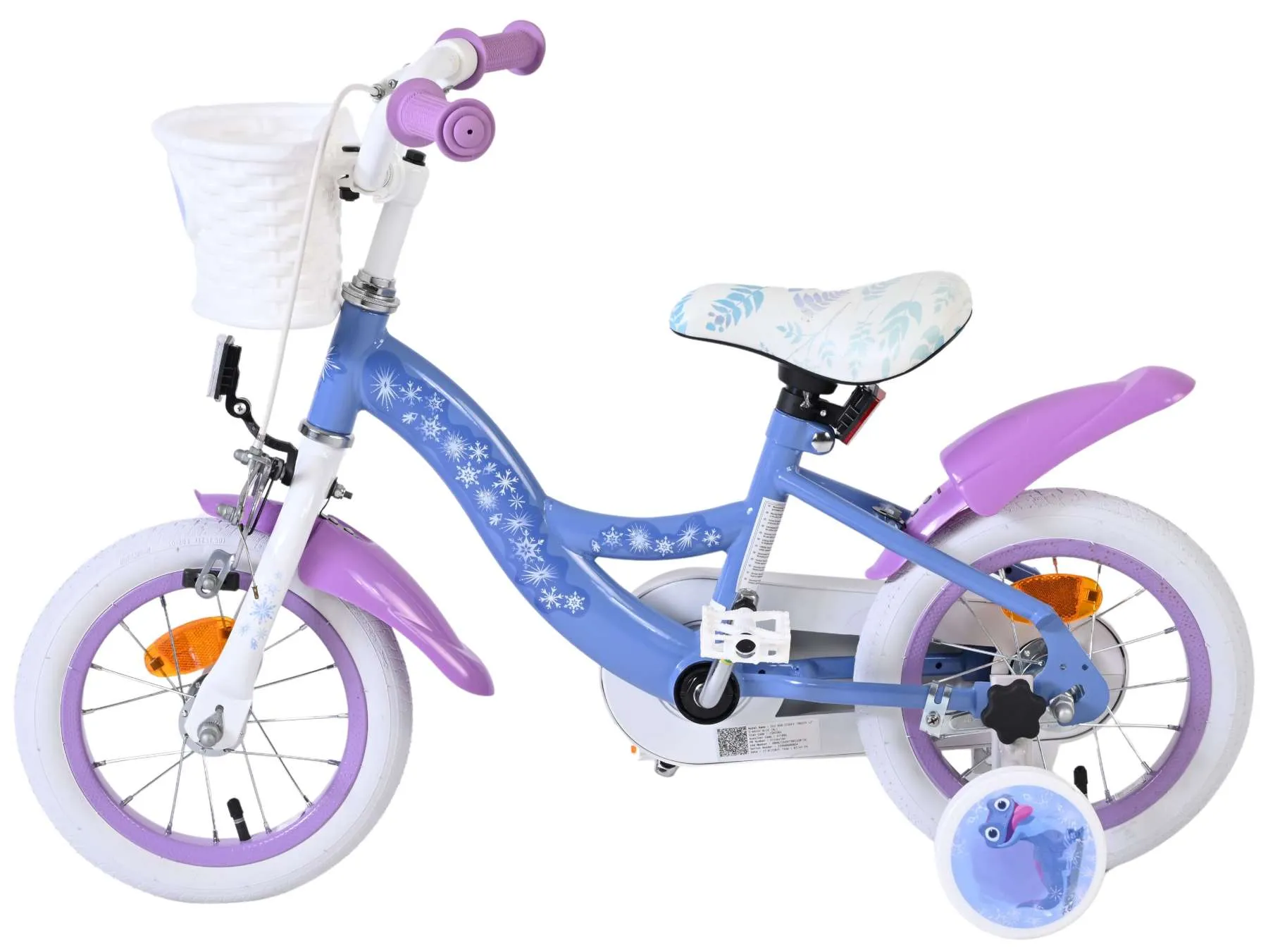 volare dječji bicikl disney frozen 2 12″ plavo-ljubičaste boje - slika 8