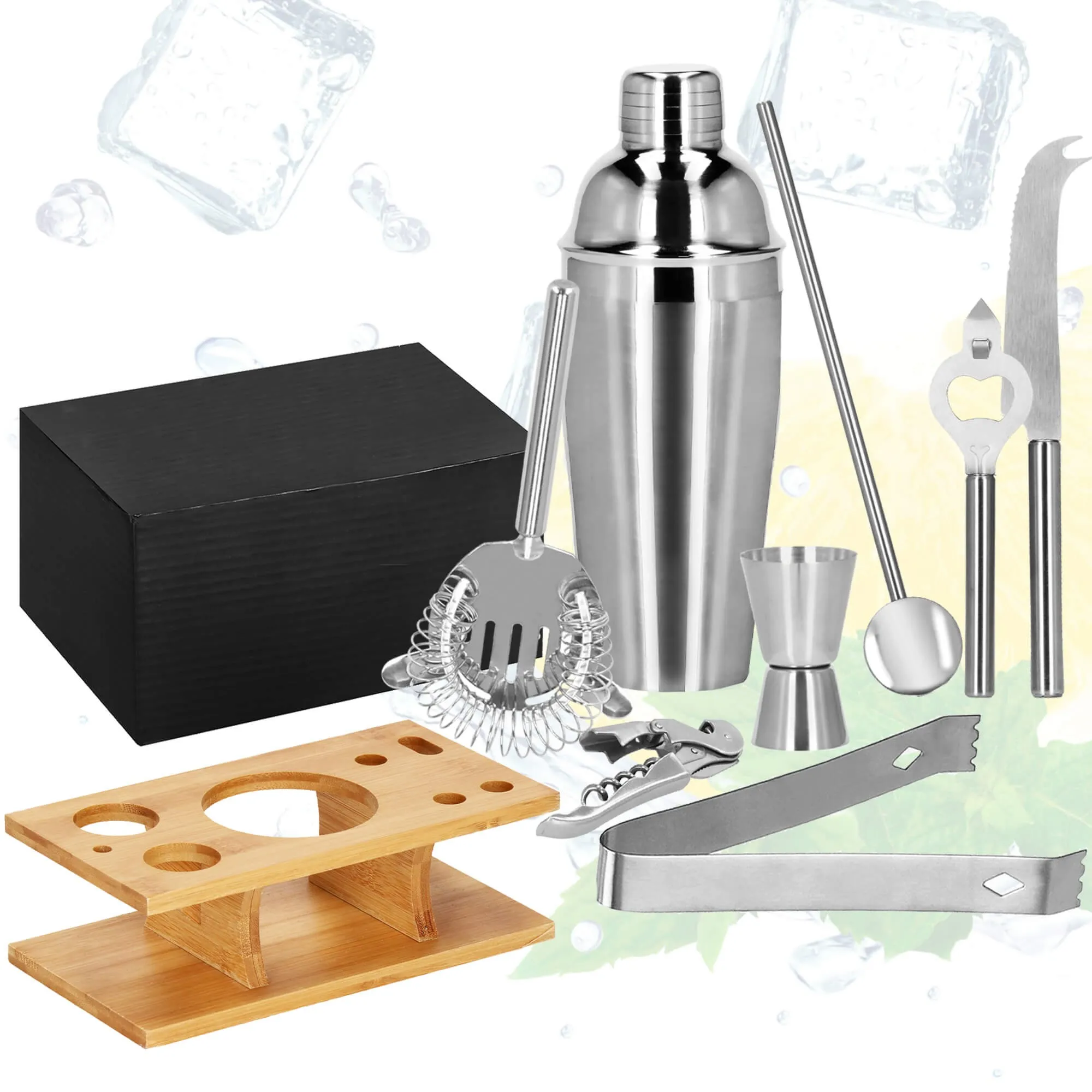 set za pripremu pića za barmene shaker 550 ml 8 dijelova - slika 10