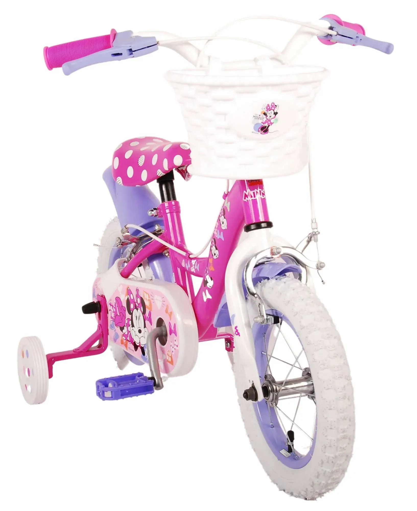 volare bicikl minnie cutest ever! 12" sa dvije ručne kočnice - slika 11