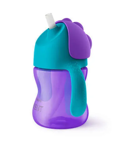 šalica sa slamkom 200 ml za djevojčice - slika 3