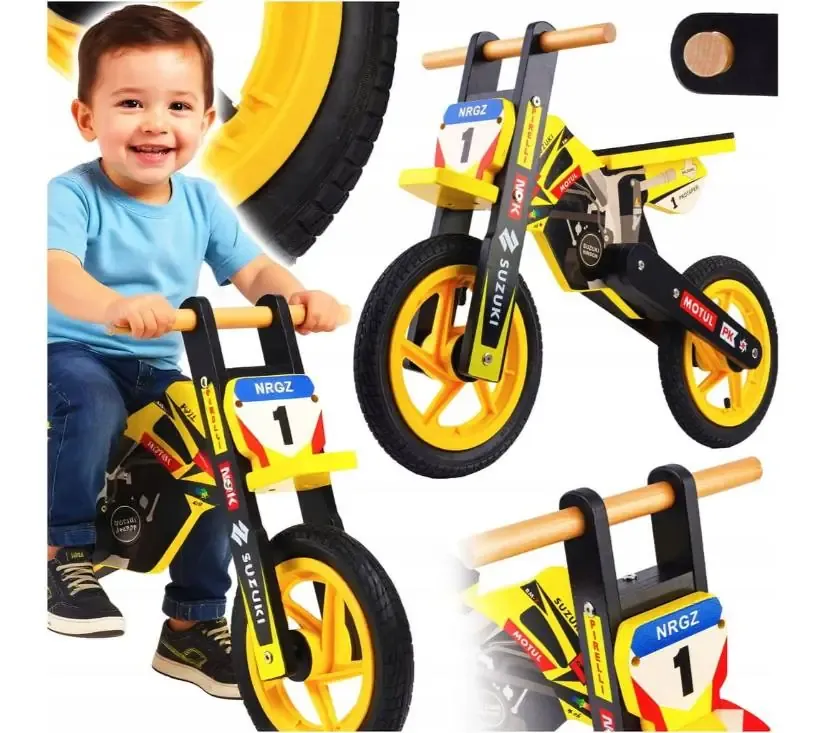 Drveni bicikl bez pedala Suzuki 12" - Pribislavec
