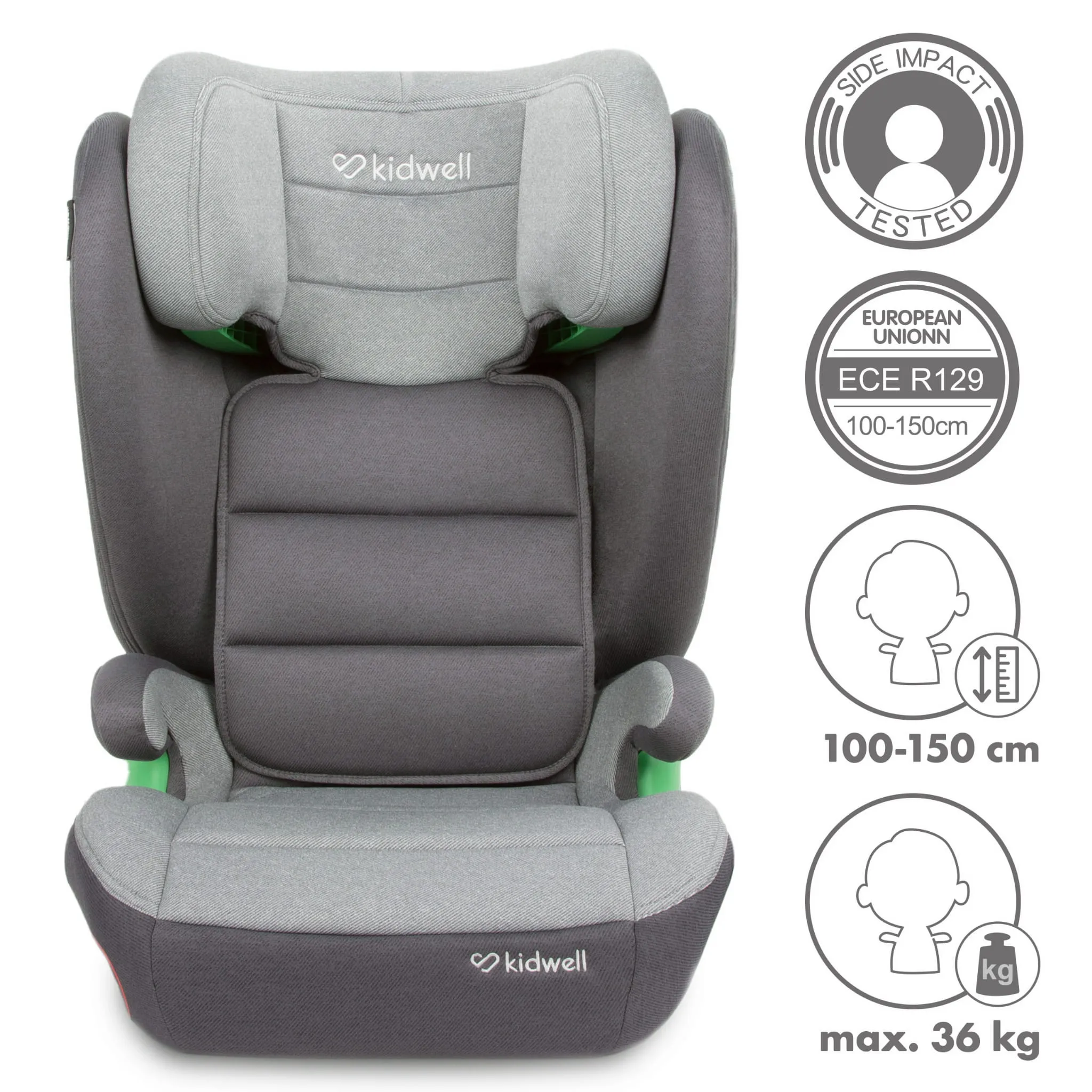 weston tamno siva autosjedalica - slika 3