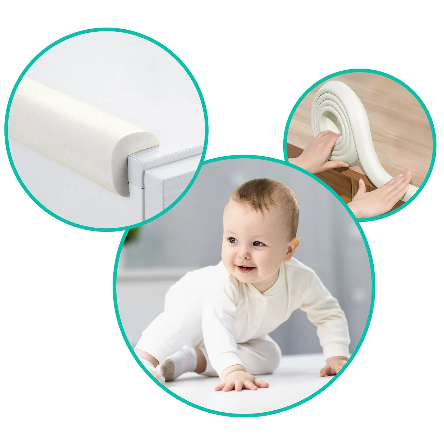 ricokids 798700 pjenasta zaštitna traka, bijela, 2 m - slika 10