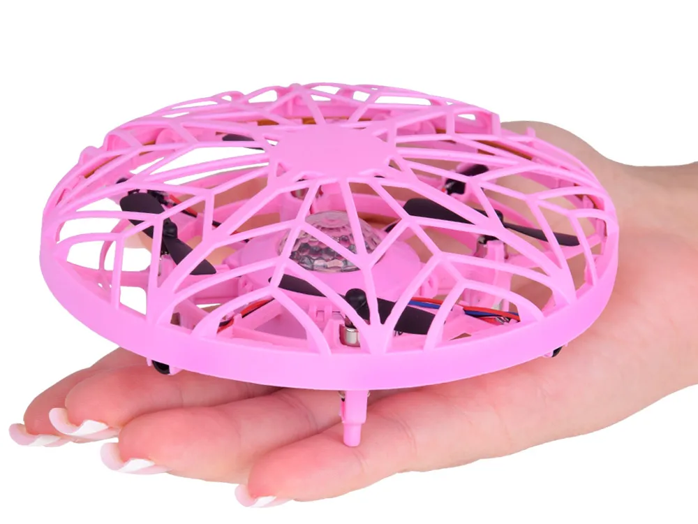 leteći disk dron s led svjetlom - slika 7