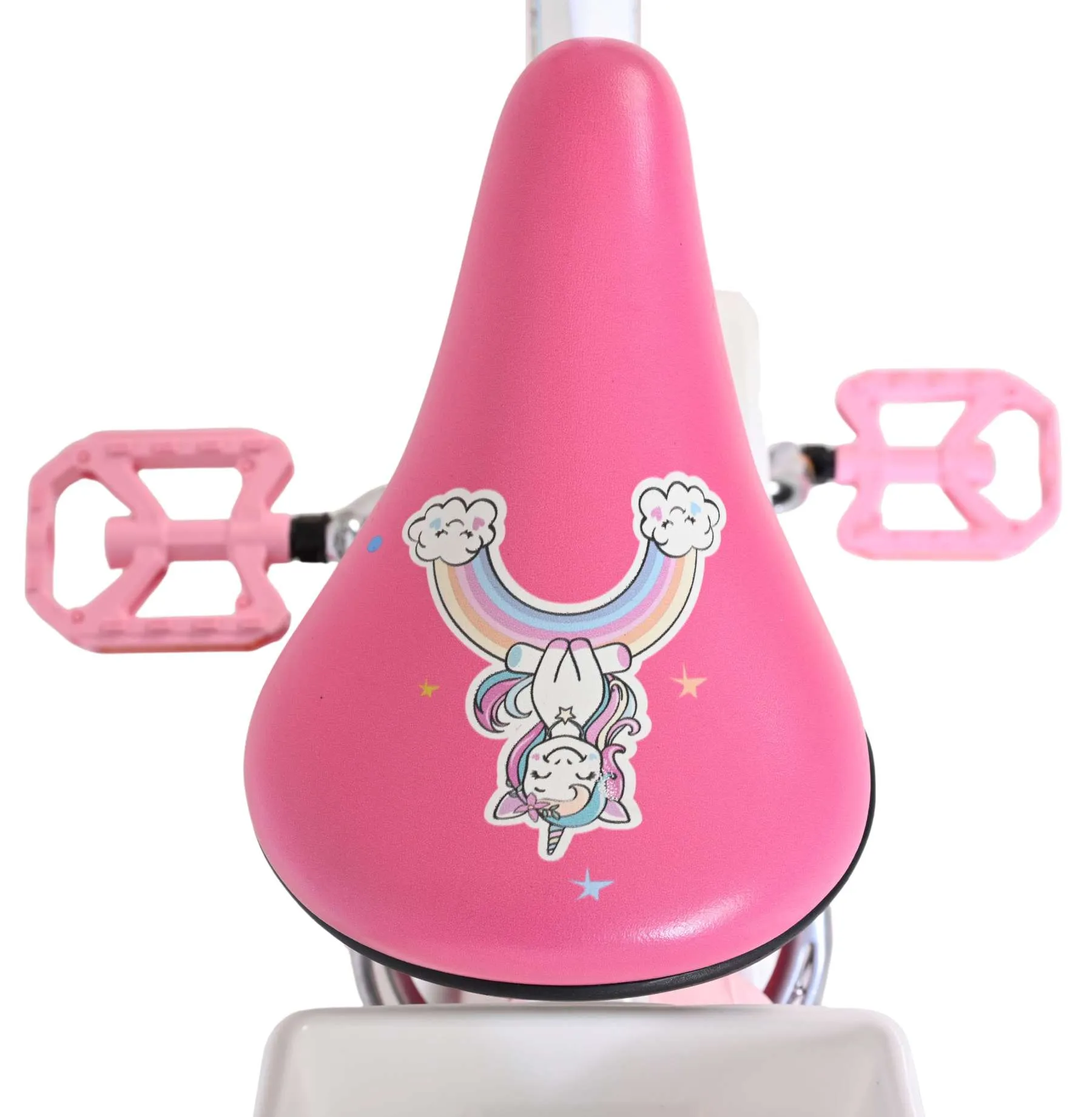 volare dječji bicikl unicorn 16″ bijele boje, s dvije ručne kočnice - slika 5