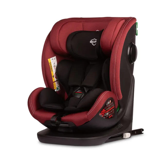 autosjedalica securo i-size bordo crvena (40-150) - slika 4