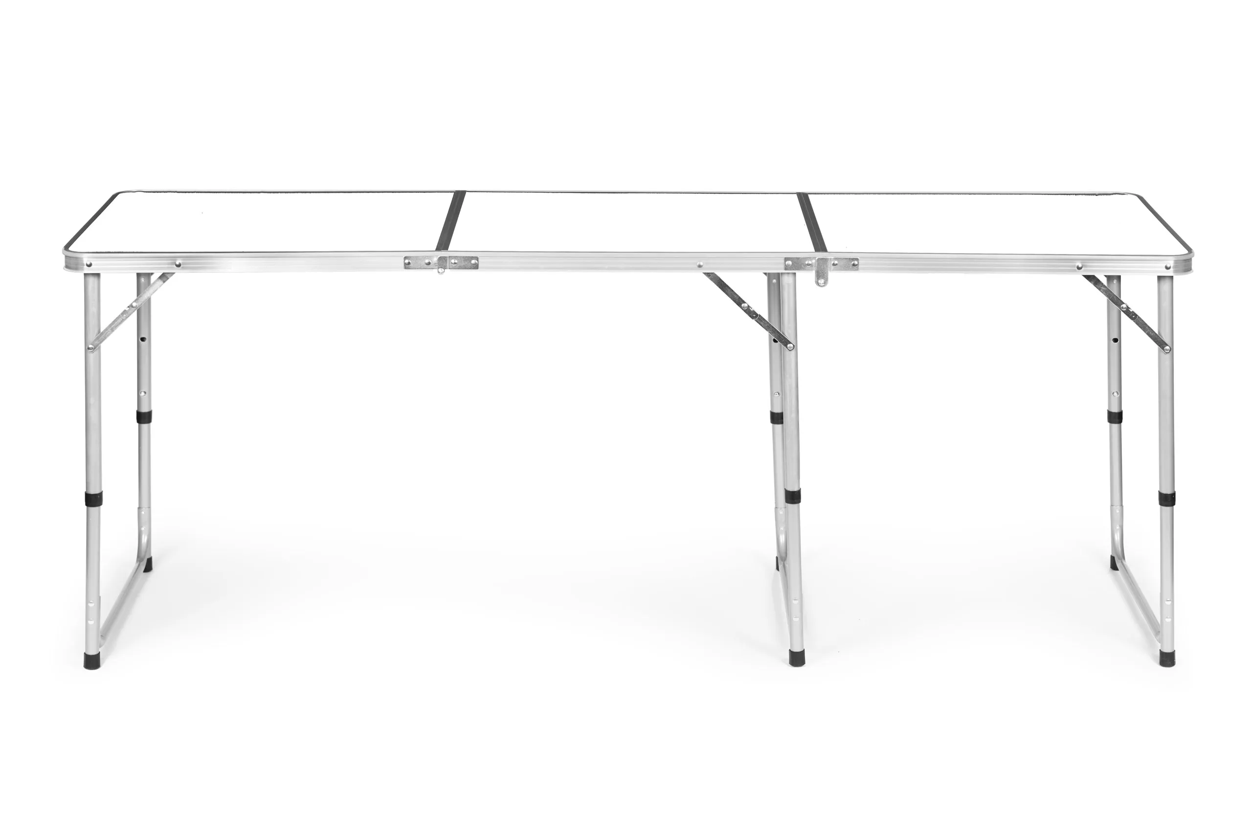modernhome sklopivi turistički stol bijeli 180 x 60 cm - slika 3