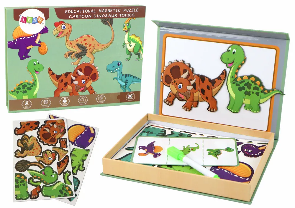 edukativni set magnetskih slagalica s temom dinosaura - slika 2