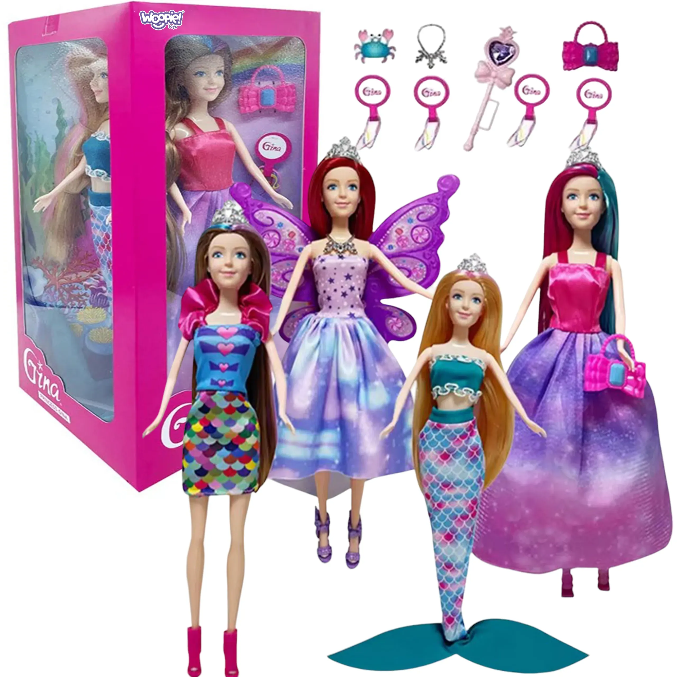 woopie lutke 4 u 1 s dodacima - slika 2