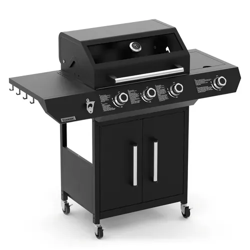 kaminer plinski roštilj 3+1 13,5 kw varen black 4.0 - slika 9