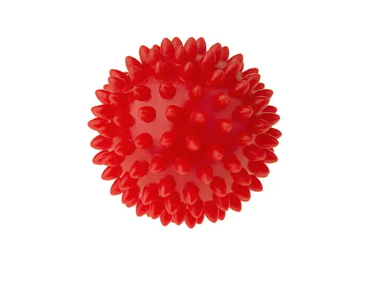 tullo šiljasta masažna loptica 6,6cm žuta - slika 11