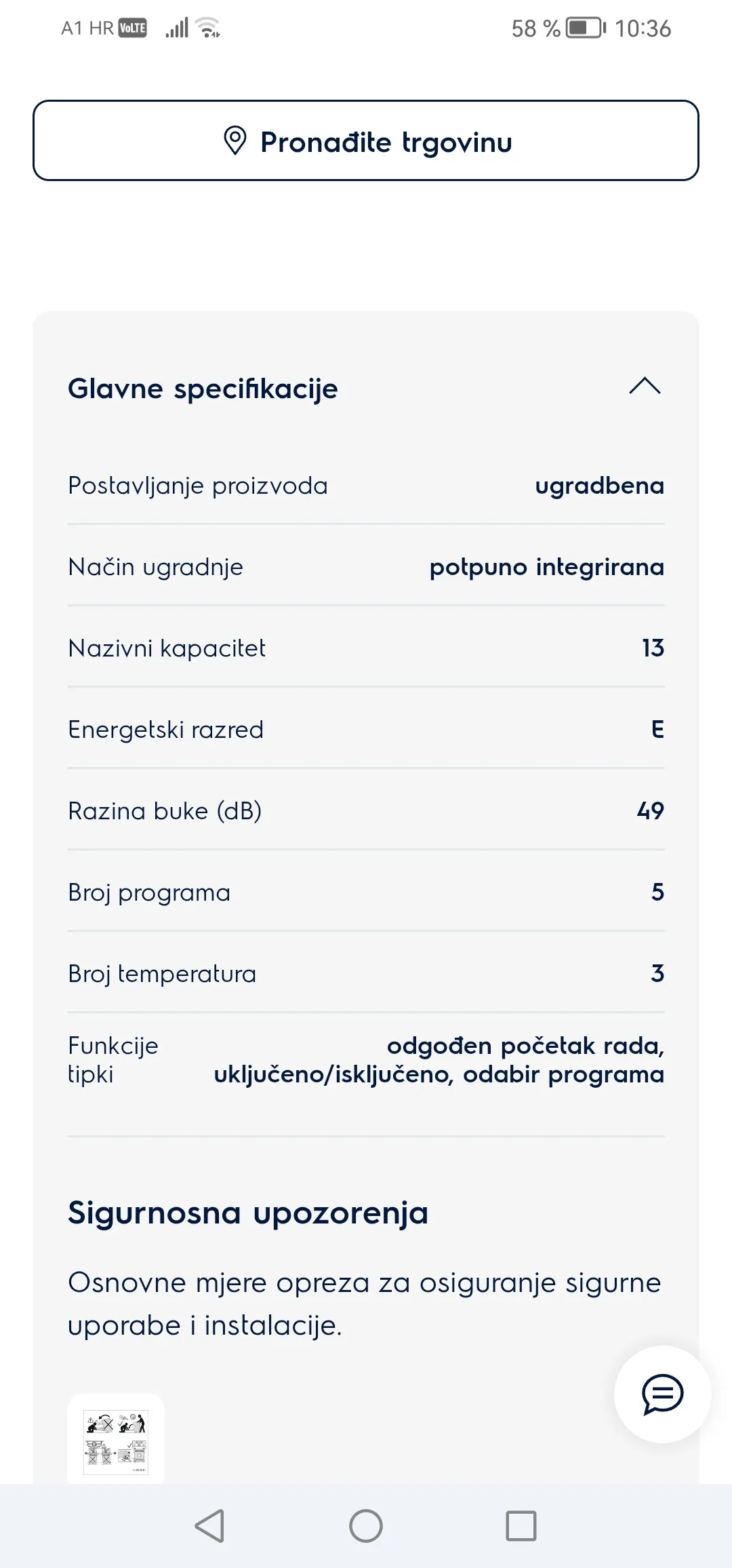 indukcijska ploča electrolux eib60420ck nova zapakirana - slika 3